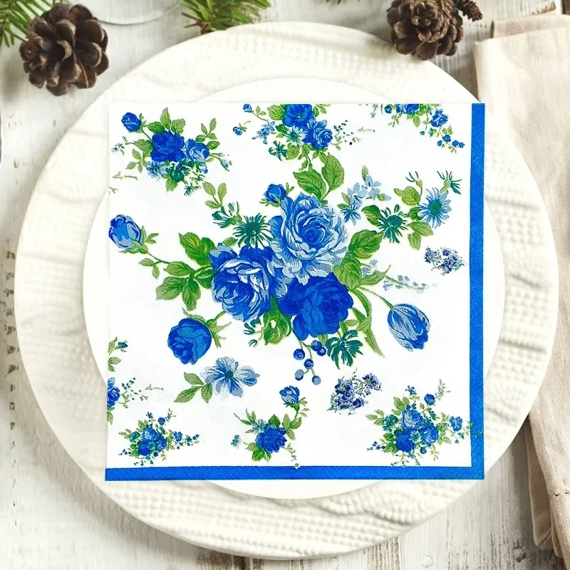 Paper Napkins Disposable Paper Placemats 20pcs/Pac DIY Dish Bone Bart Paper