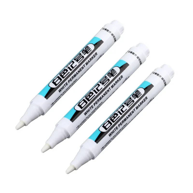 Waterproof Permanent White Paint Marker Pens
