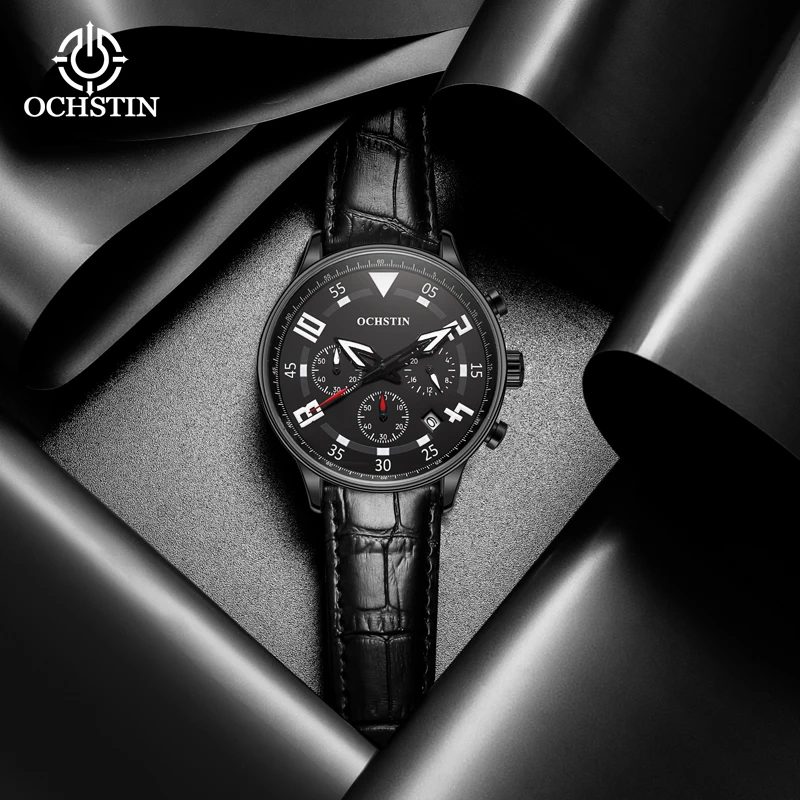 Ochstin original brand PROMINENTE celebrity casual series simple multi-functional quartz movement light men's quartz watch