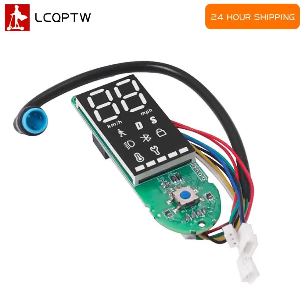 MaxEarn Upgrade 4 Wire Scooter Dashboard for Xiaomi 1S/Pro/Pro 2, Scooter Dashboard with Cover Bluetooth PCB, Electric Scooter, Parts Accessories