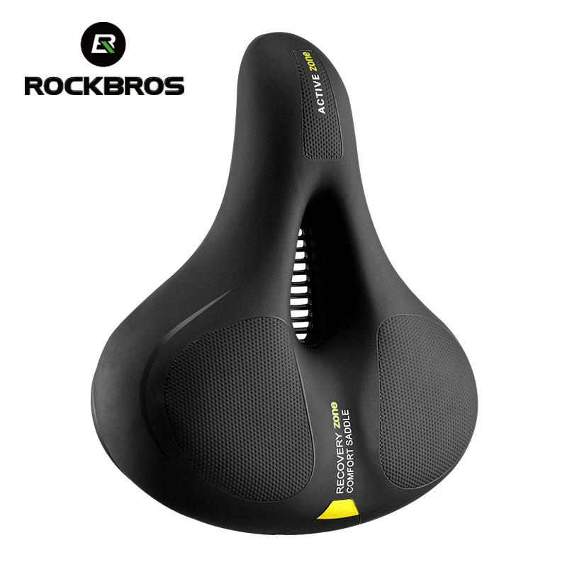 Rockbros Road Bike Saddle Rainproof Pu Surface Soft Memory Sponge
