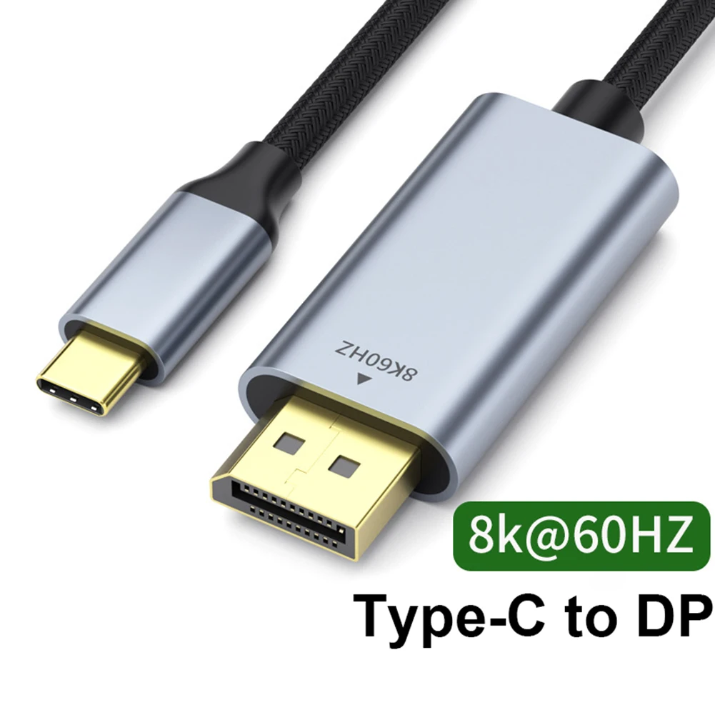 지지대 다이내믹 HDR C타입 to DP1.4 익스텐션 케이블, 맥북 에어, 프로 노트북, 모바일용, 12 비트 컬러 깊이