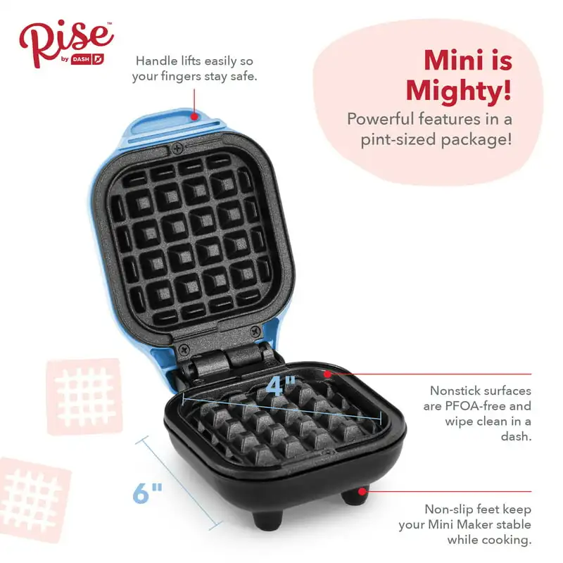  DASH Mini Maker for Individual Waffles, Hash Browns