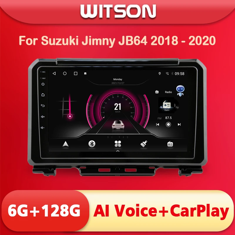 

WITSON 9 дюймов Android AI VOICE 1 Din in Dash Car radio для SUZUKI JIMNY 2007 2008 2009-2015 Автомобильная стерео навигация