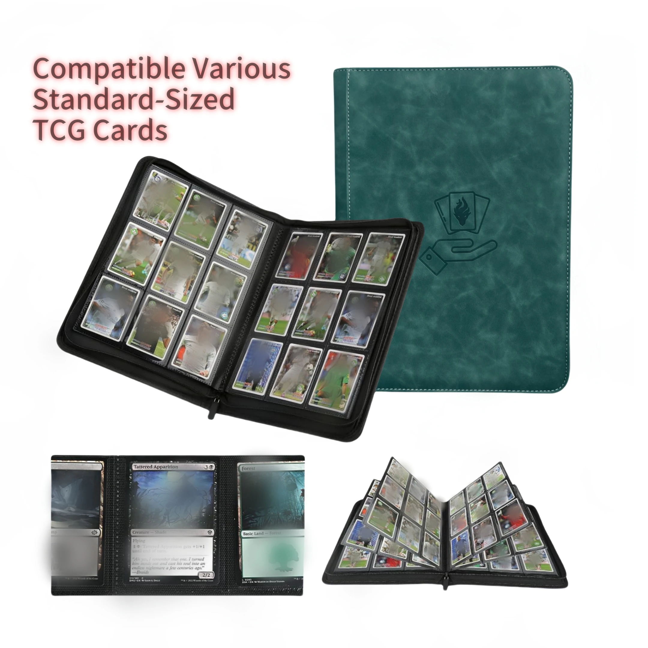 9 Pocket Card Binder,360 Pockets Trading Card Binder,Double Sided Pocket  Collection Binder,Card Folder for Sport,Game Cards - AliExpress 26