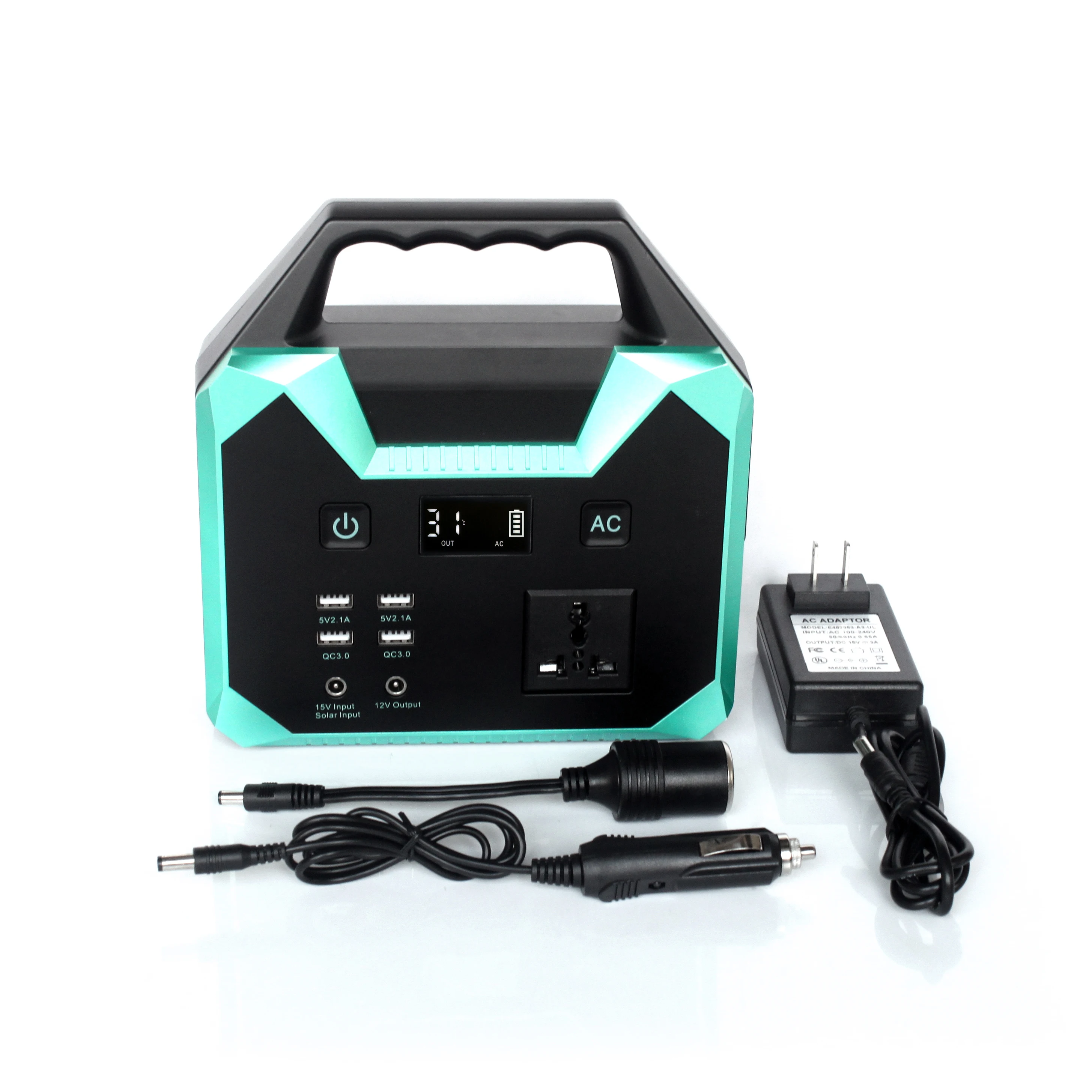 휴대용 전원 스테이션 40800 mah 자동차/야외 사용 100 200w 출력 충전식 보조베터리
