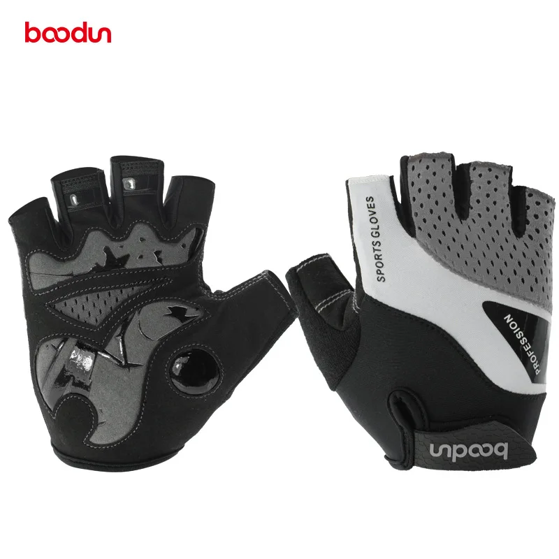 

Boodun Cycling Half Finger Anti-Skid Shock Absorption Bicycle Equipment Men's and Women's Gloves