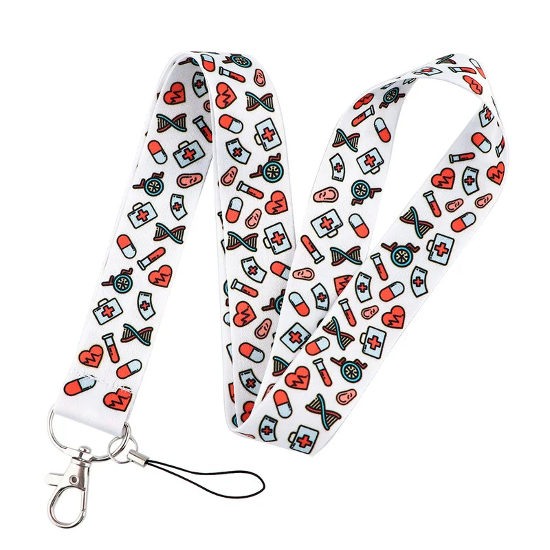 Cute Cartoon Lanyard Necklace with ID Badge Holder Sleeve