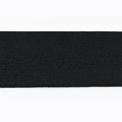 Versatile Elastic Band for DIY Apparel and Accessories Crafting (Black)