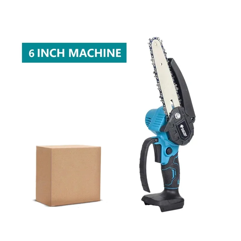 מסור חשמלי אלחוטי קטן בגודל 6 אינץ ' לעבודות עץ, גיזום ידני, חיתוך נייד לגינה עם סוללת מקיטה 18V