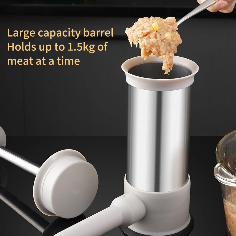 Manual Sausage Stuffing Machine Homemade Sausage Stuffer Syringe Stuffer Gadgets Manual Meat Injector Tools