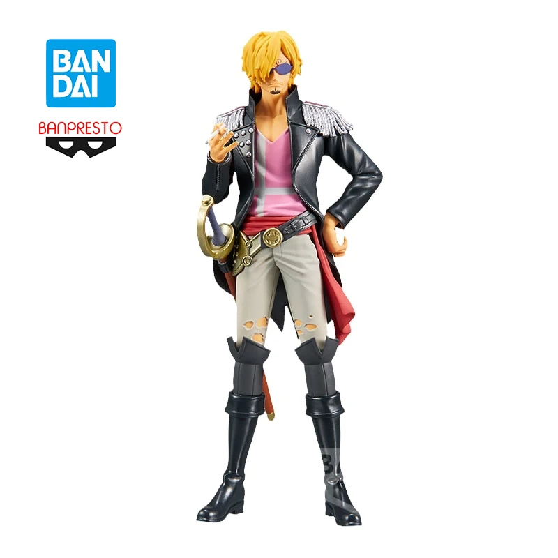 

In Stock Original 17Cm One Piece Bandai Banpresto DXF Vel.4 Red Grandline Sanji Scenery Model Toys Collect Anime Figure