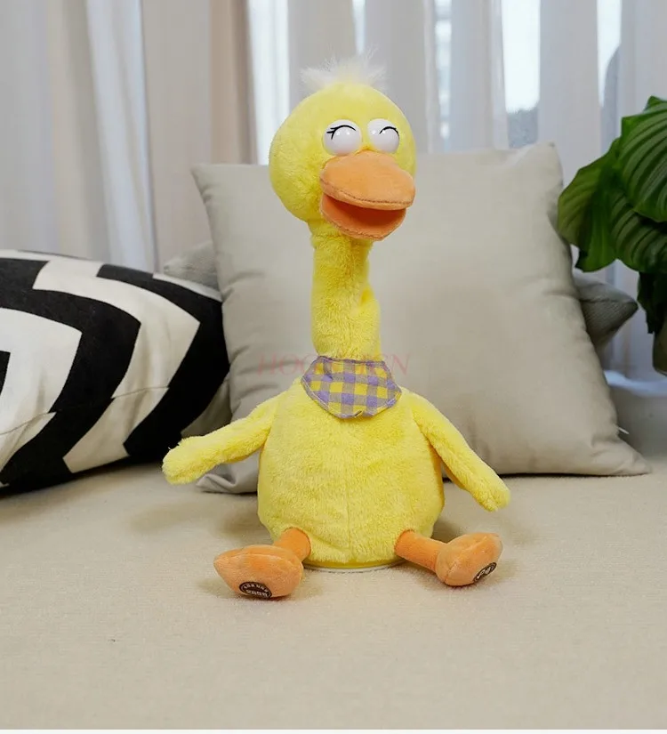 Learn to speak, repeat, duck swan, children's electric toys, singing and dancing, plush toys, pets 3