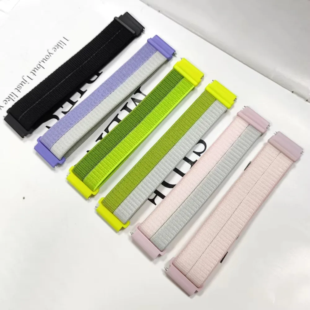 Versatile Nylon Loop Strap - 20mm/22mm, Sport Bracelet Wristband