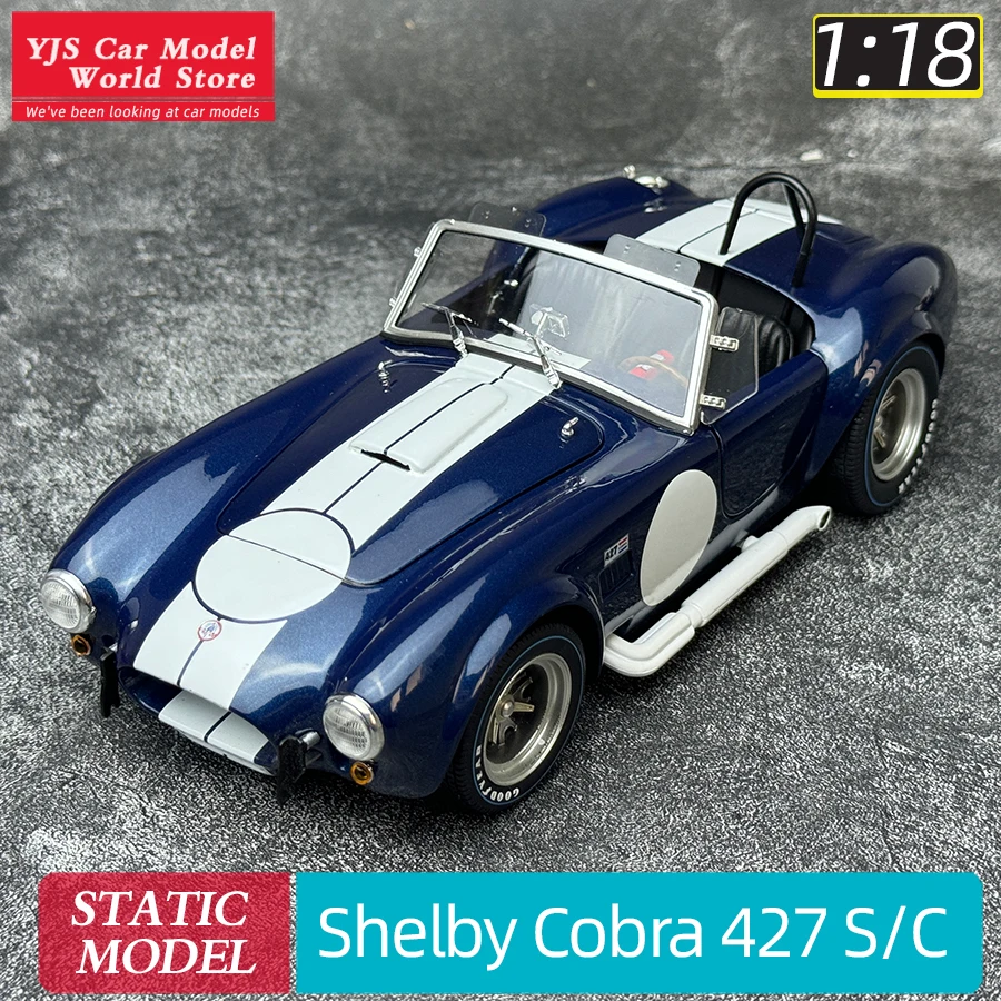 KYOSHO 1:18 Shelby Cobra 427 S/C Alloy Car Model A classic car for