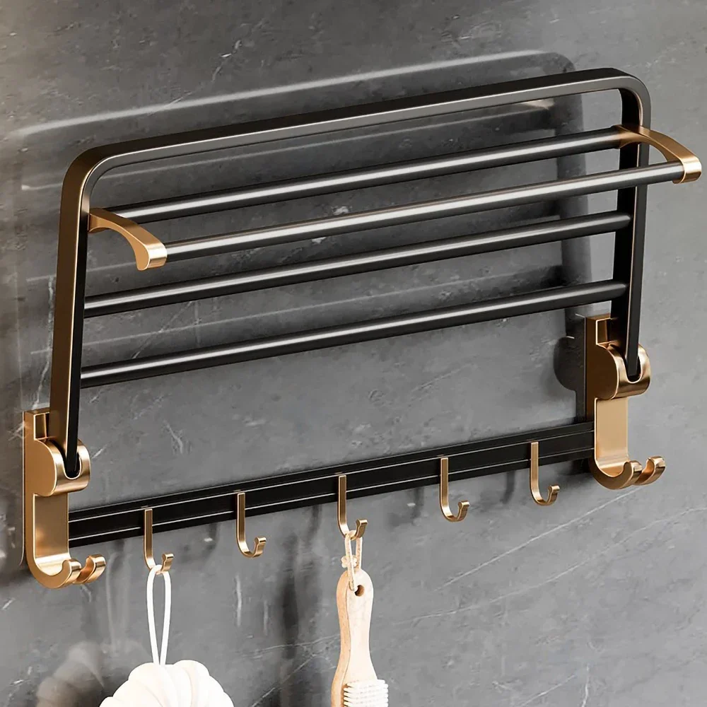 Towel Hanger Rack 50-60 CM Shower Holder Bathroom