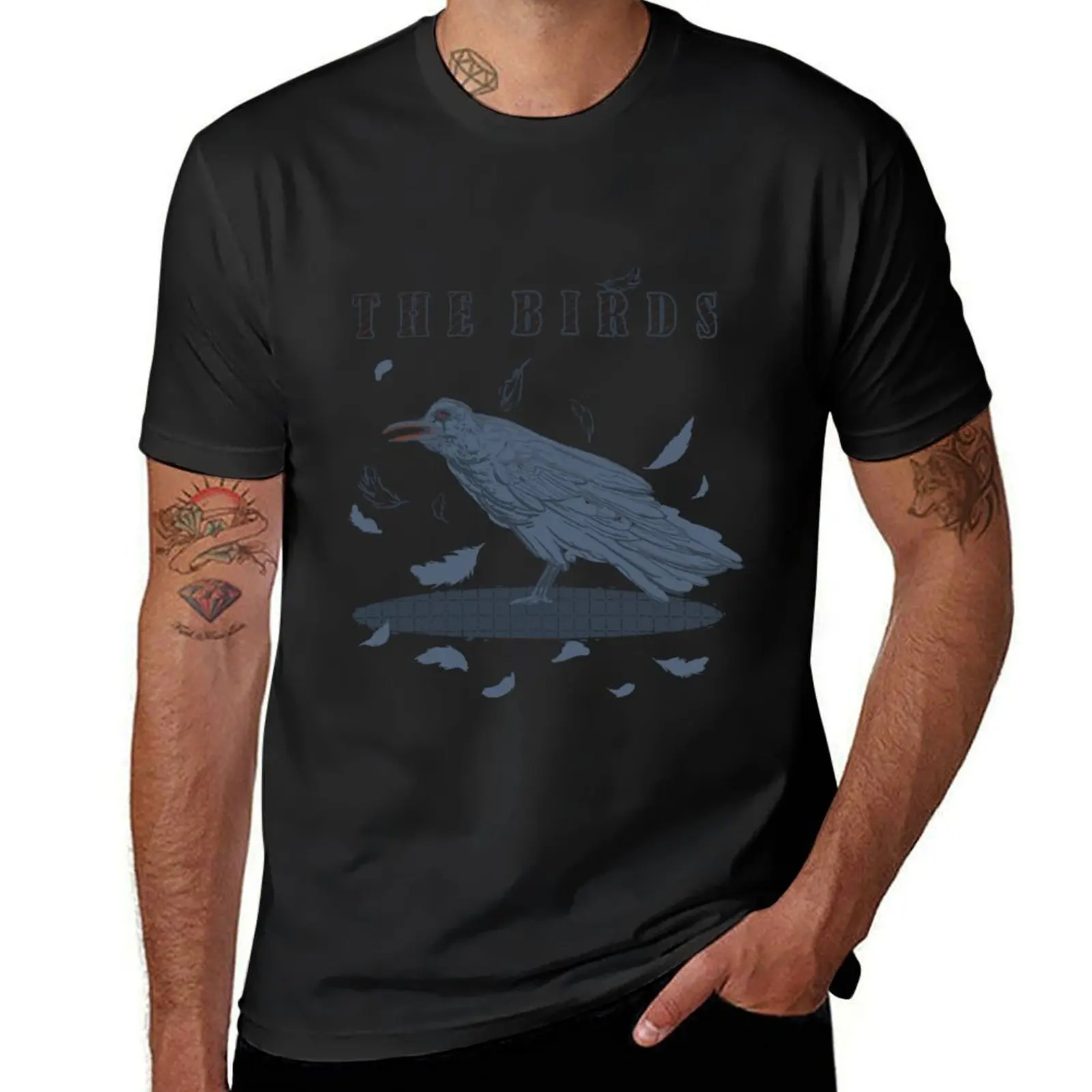 

THE BIRDS T-Shirt blanks summer top men clothing
