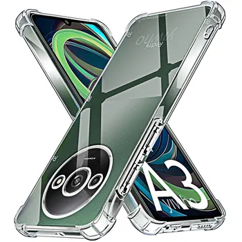 Luxury Phone Case for Redmi A3 A2 A1 Plus Back Simple Slim Soft Tpu Transparent Mobile Phone Covers for Xiaomi Redmi A3 A 3 2 +