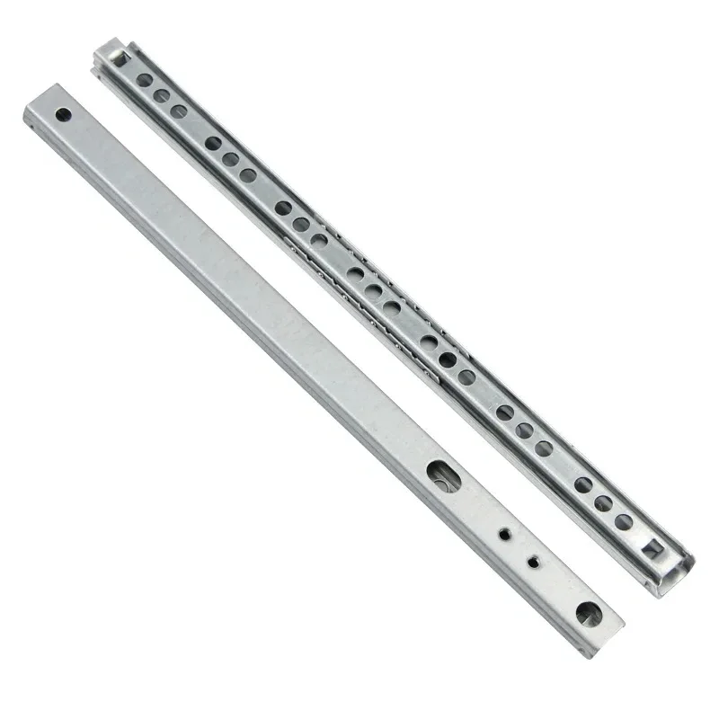 Ball Bearing Drawer Slides 2Pcs for Furniture Keyboard Cabinet Cupboard Drawer