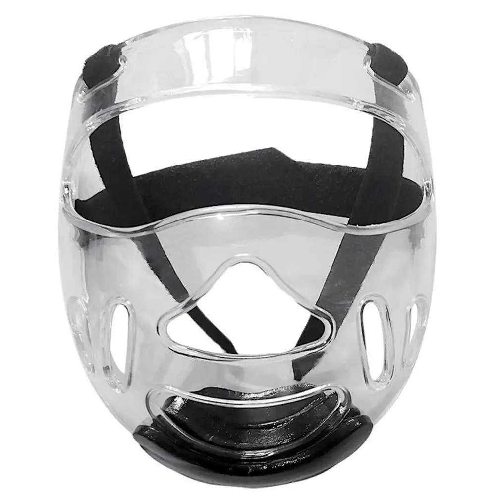 Taekwondo Mask Protector for Adult Kid Clear Face Guard Detachable Gear Cover Thickening Face Cover For Martial Art Boxing Match