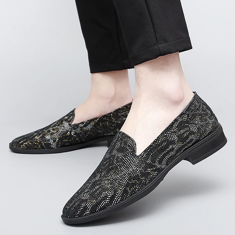 2023 New Fashion Men's Light Casual Shoes Round Toe Spring and Autumn Men's One Step Lazy Outdoor Comfort Walking Shoes