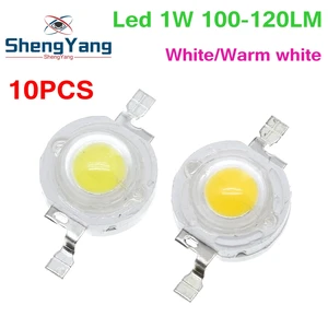 10 шт./лот TZT led 1 Вт 100-120LM Светодиодная лампа IC SMD лампа дневного света белый/теплый белый Высокая мощность 1 Вт Светодиодная лампа шарик