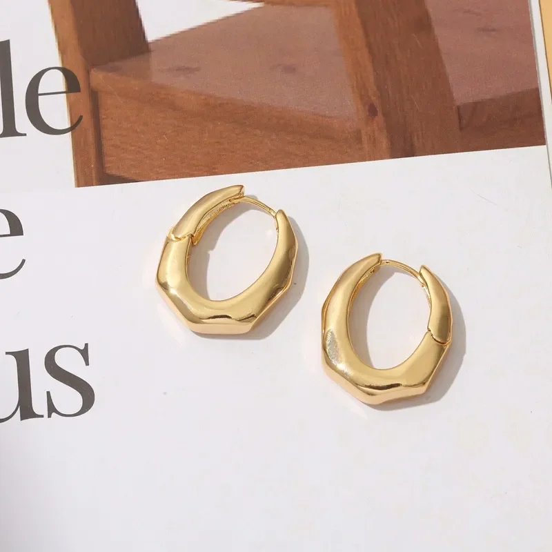 

Exquisite Hoop Earrings for Women Gold Color Earrings Jewelry