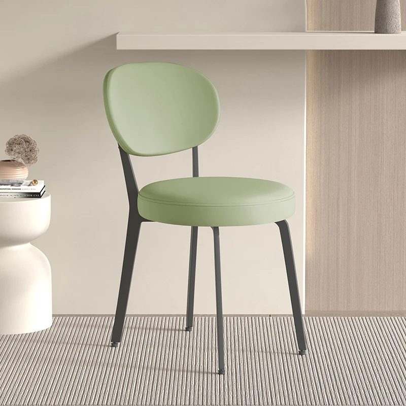 

Banquet Nordic Dining Chairs Accent Table Modern Dinning Office Chairs Leather Design Vanity Sillas De Comedorr Home Furniture