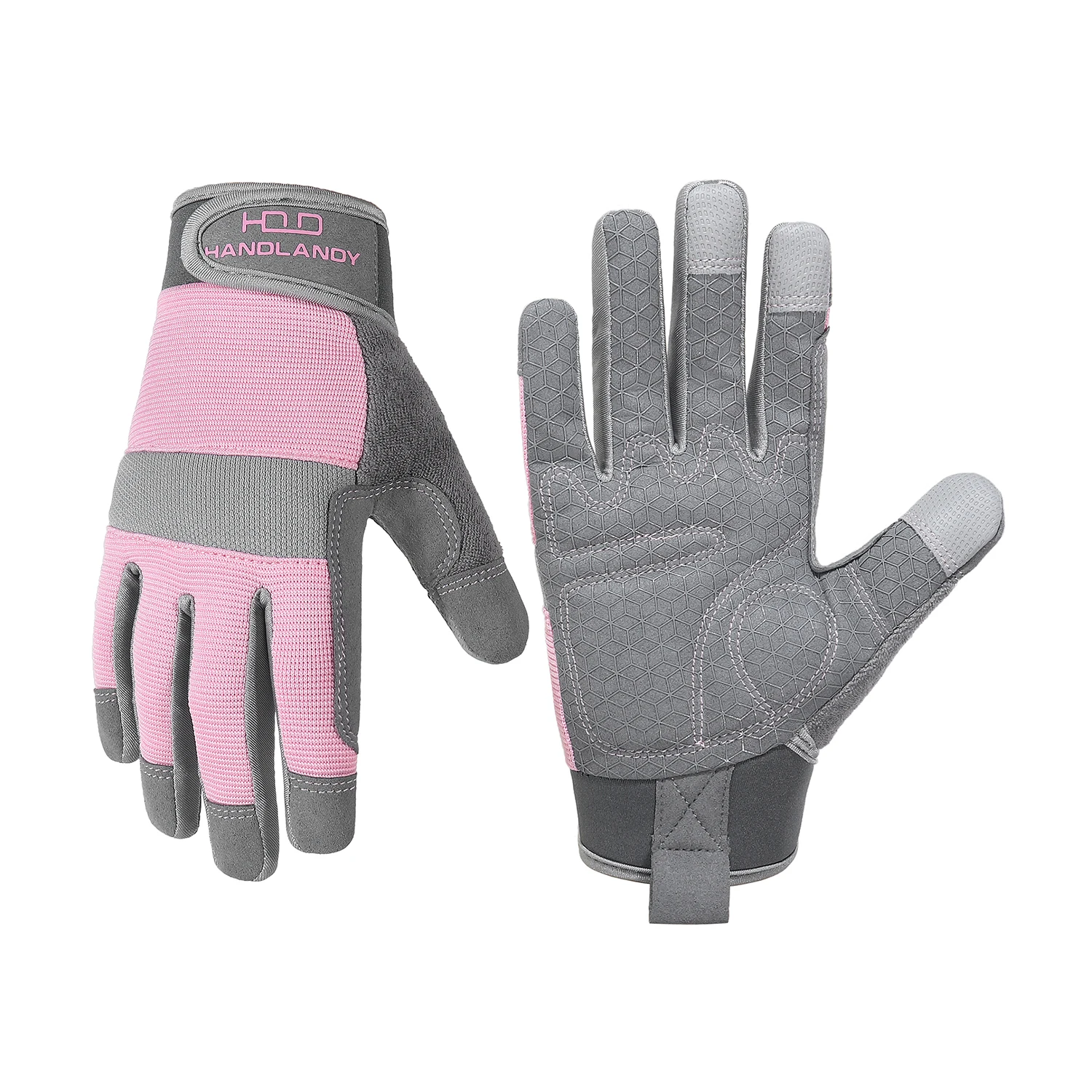 HANDLANDY Womens Work Gloves Grip Safety Moving Driving Gloves Touch Screen Utility Yard Workers work gloves,protective gloves