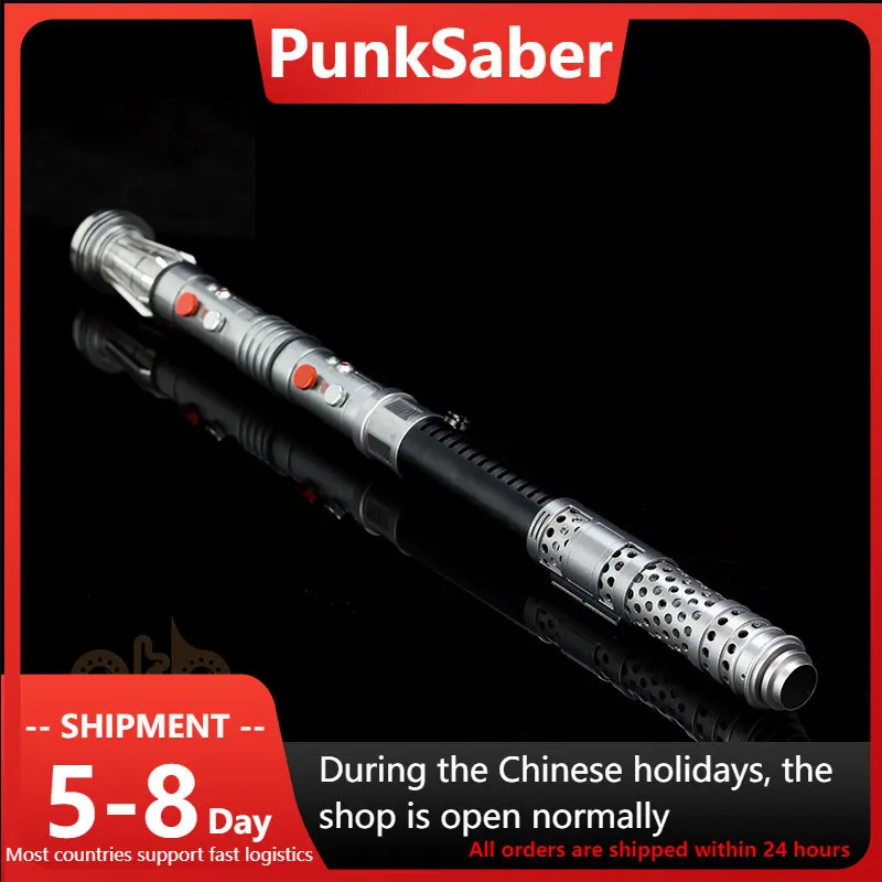 

PunkSaber Lighsaber Black Series Animation Double-headed Dueling FX-FOC 34 Sound Preffie2.2 Double Bladed Xenopixel Lightsaber