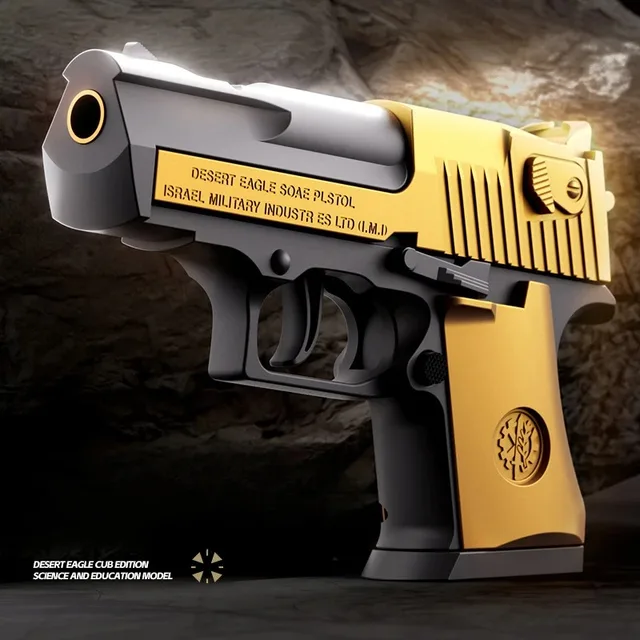 Mini Desert Eagle Gx4 Toy Gun Continuous Shell Ejecting Education Gun Soft Bullet Launcher BlowBack Airsoft Small Pistol 2