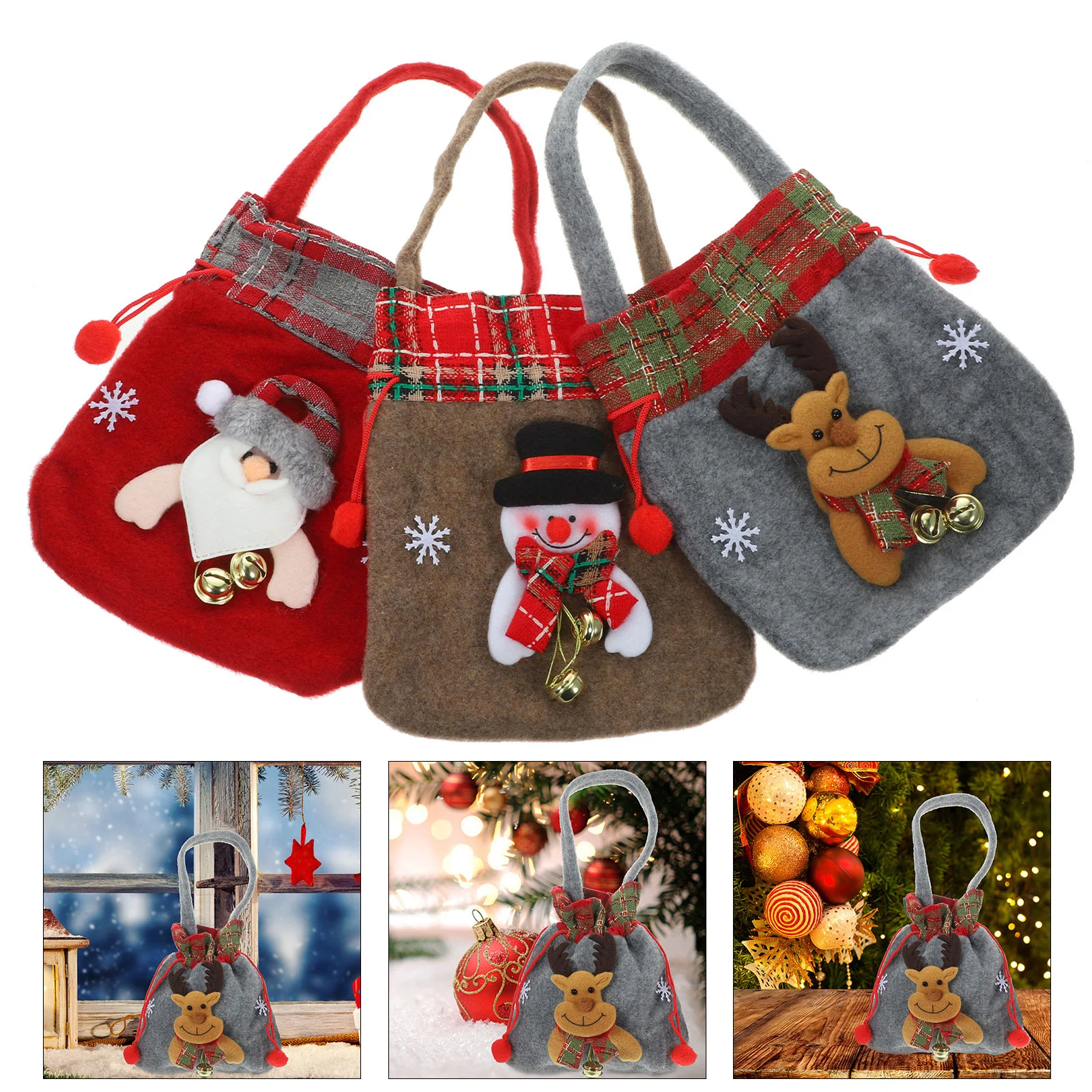 

Christmas Bags Xmas Party Gift Packaging Bags Small Bags Gift Bags Party Favors