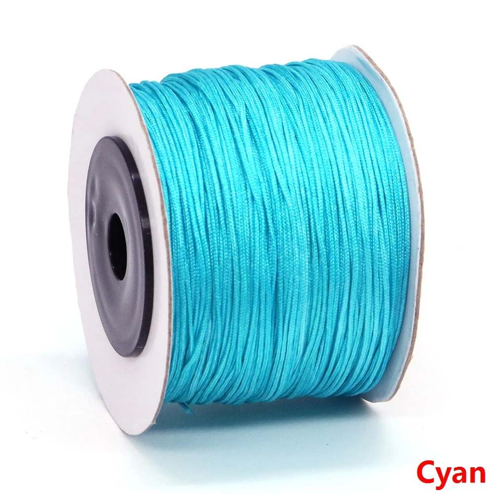 Premium 0.8mm Nylon Beading Thread for DIY Jewelry and Crafting - 100 Yards