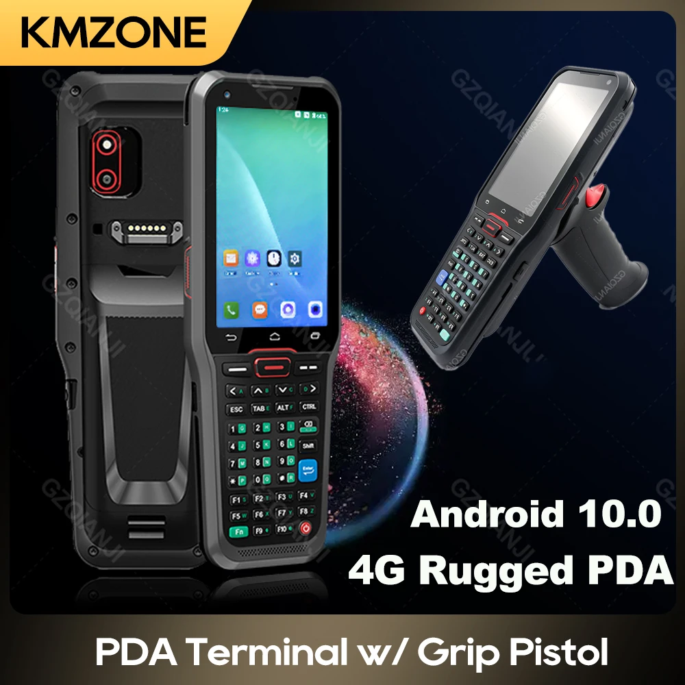 Terminale Palmare Android 10 Pda Honeywell Scanner Di Codici A Barre 1D Laser 2D Qr Dispositivo Di Raccolta Dati Portatile Con Impugnatura Pistola 4G 