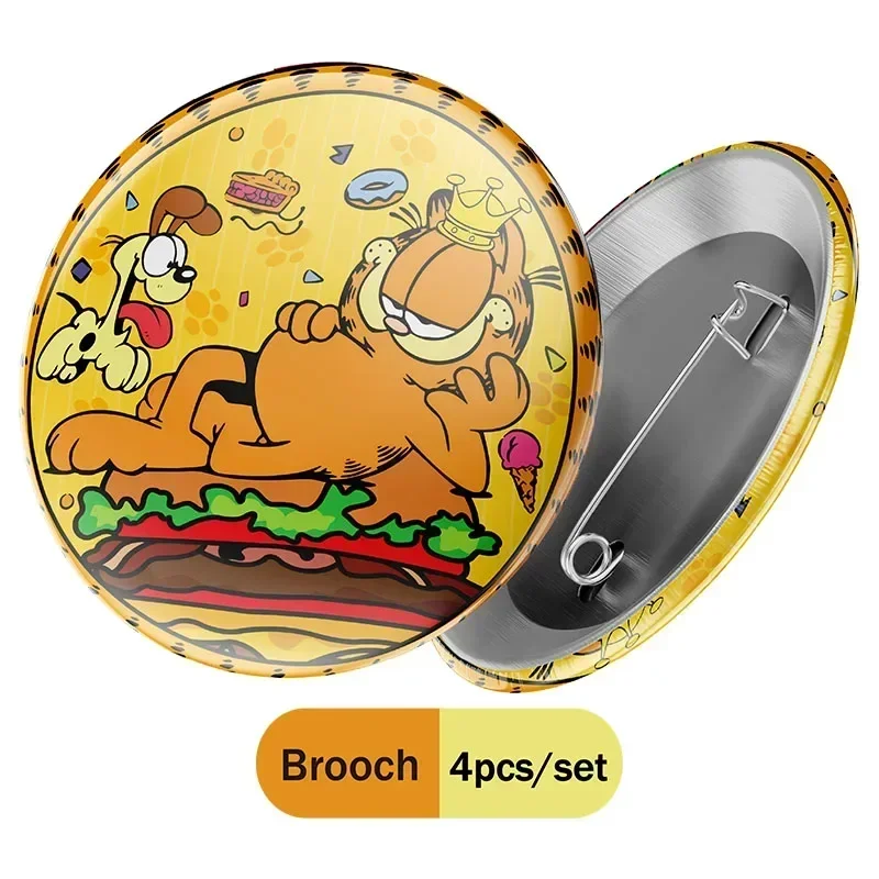 8 Piatti Monouso GARFIELD 18 Cm - Per Feste Di Compleanno A Tema Bambini