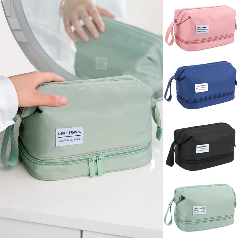 

Portable Travel Cosmetic Bag Waterproof Large Capacity Makeup Holder Pouch Women Men Toiletry Bag Multifunctional Storage Bag