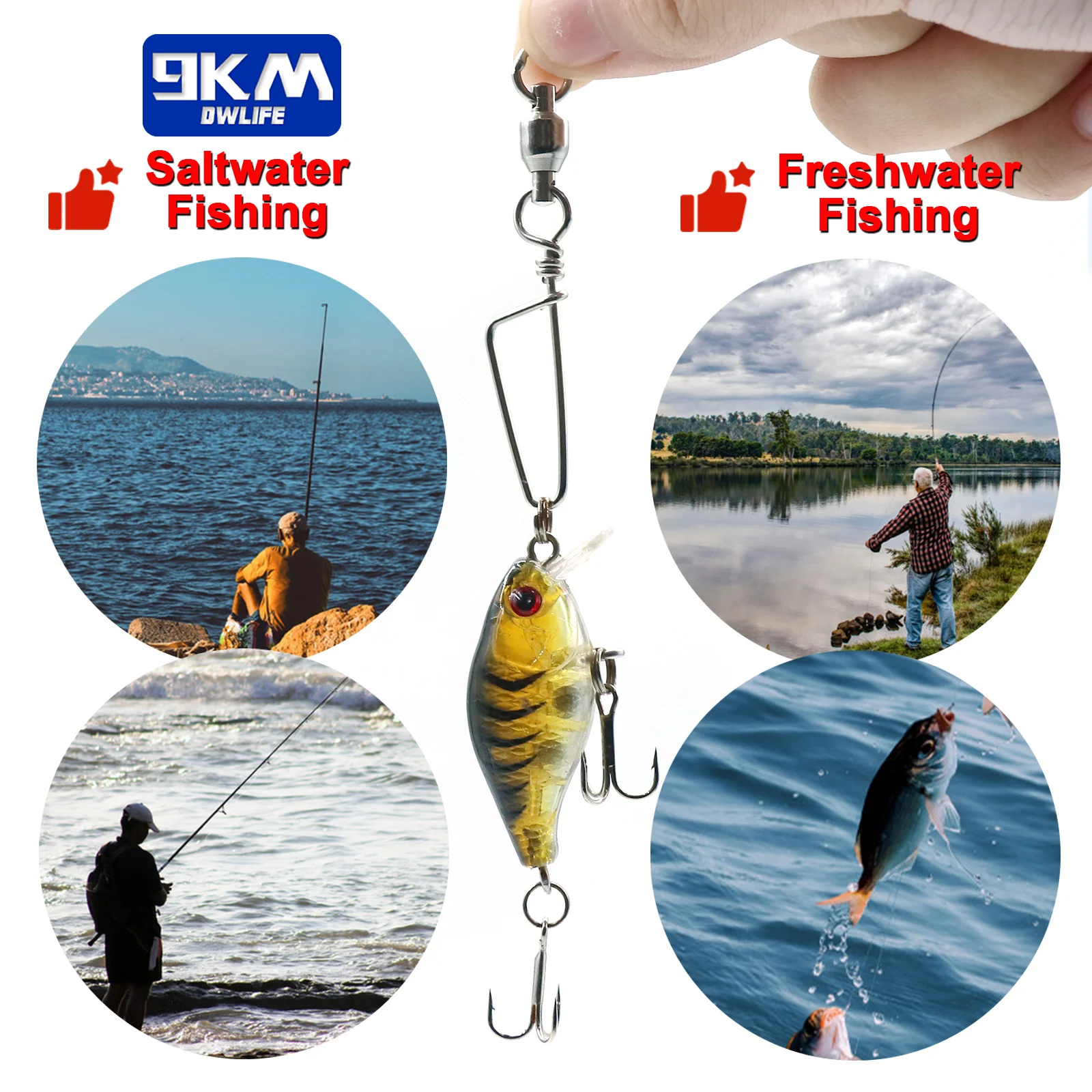 Fishing Outlet Clearancestainless Steel Ball Bearing Swivels 20-100pcs -  Versatile Fishing Lure Connector