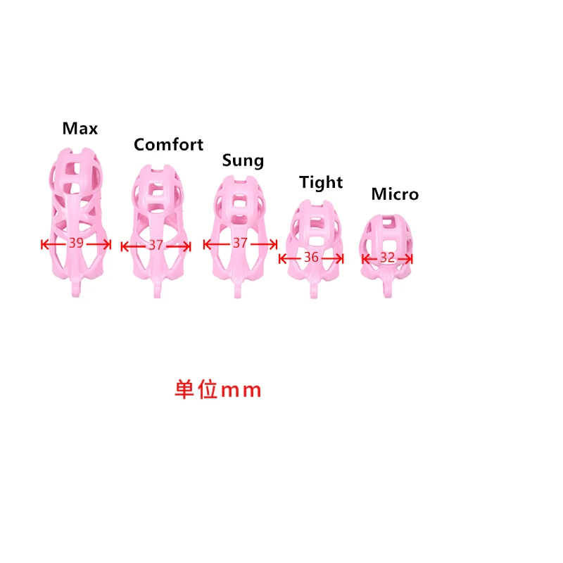 Pink Chastity Cage Male Device Kit Sex Toys for Men Couples Cock Lock Penis Ring Bdsm Bondage Adult Games Sex Shop 18+ penis chastity cage chastity lock sex toy chastity cage accessory