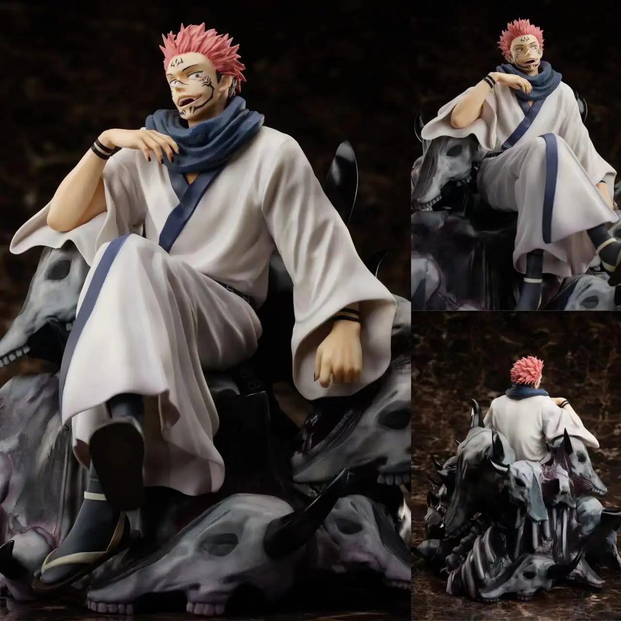 

100% Original:Jujutsu Kaisen F:NEX Ryomen sukuna sitting position 1/7 PVC Action Figure Anime Model Toys Collection Doll Gift