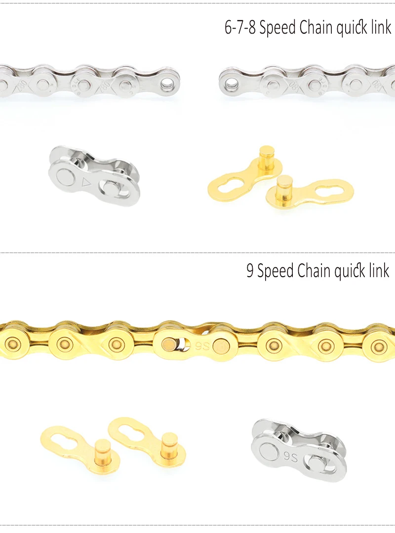 Bicycle Chain Connector Risk 6/7/8/9/10/11 Speed Universal Mountain Road Bike Chain Quick Link Connecting Master Cycling Part bicycle chain connector