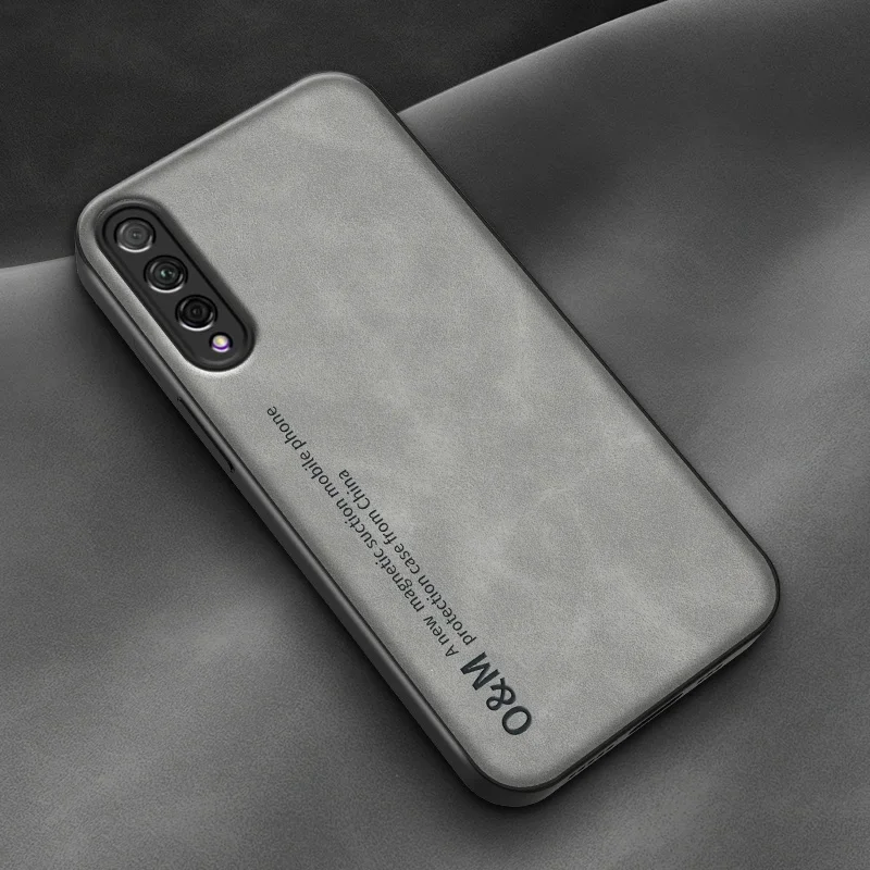Premium Magnetic Leather Phone Case with Silicone Lining