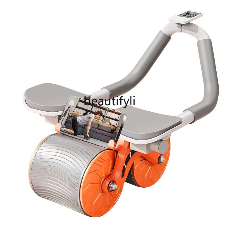 

Automatic Rebound Abdominal Wheel Belly Contracting and Belly Rolling Exercise Abdominal Muscle Training Fitness Equipment