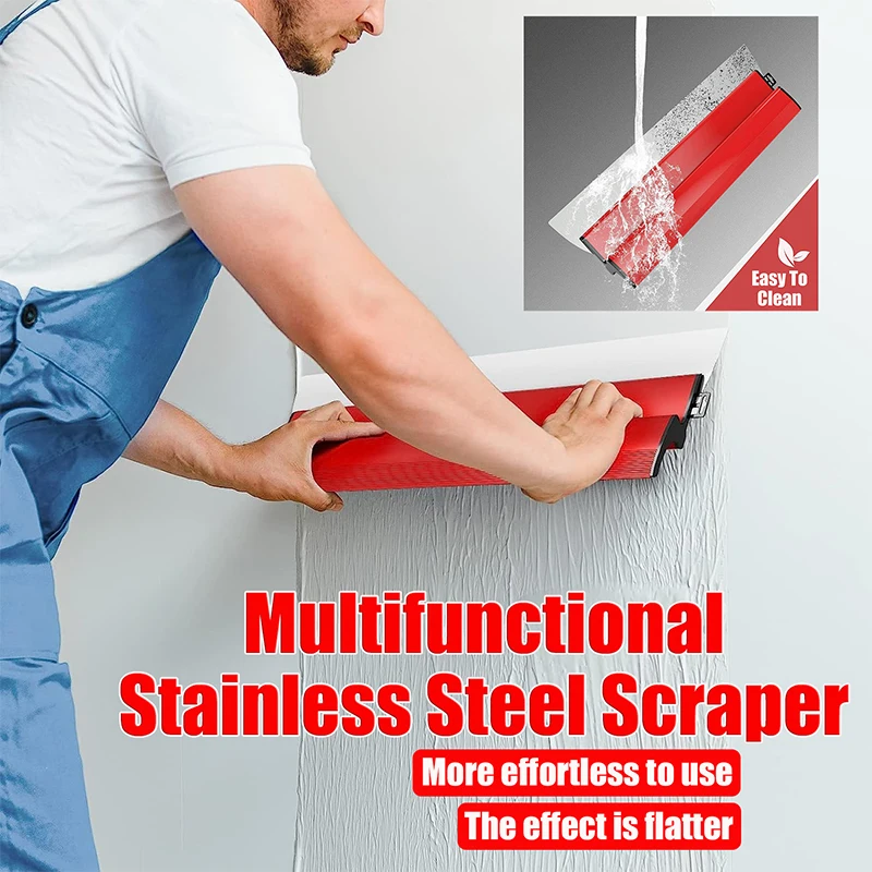 Putty Knife Building Tool Painting Finishing Skimming Blades Drywall Smoothing Spatula Stainless Steel Wall Plastering Tools