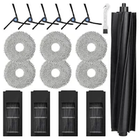 Accessories Kit Compatible for ECOVACS DEEBOT X2 Omni Vacuum Cleaner, Replacement Part Include Main Brush,HEPA Filter 1