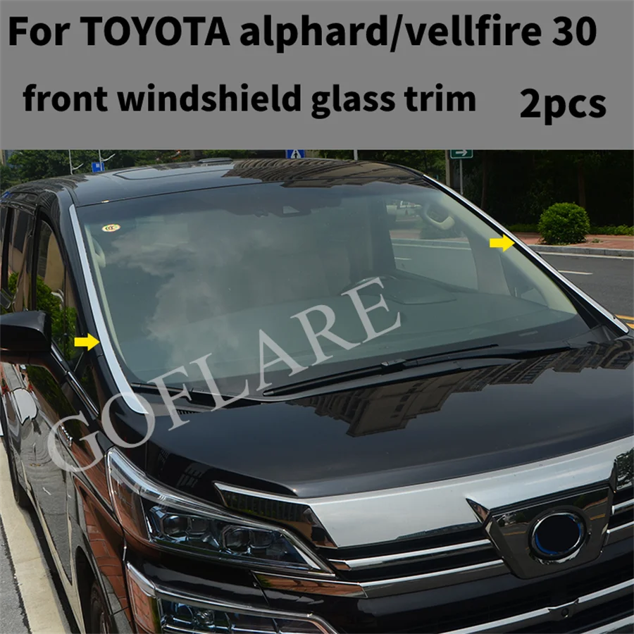 For Toyota Alphard Vellfire 30 2016 2022 Front Window protector cover