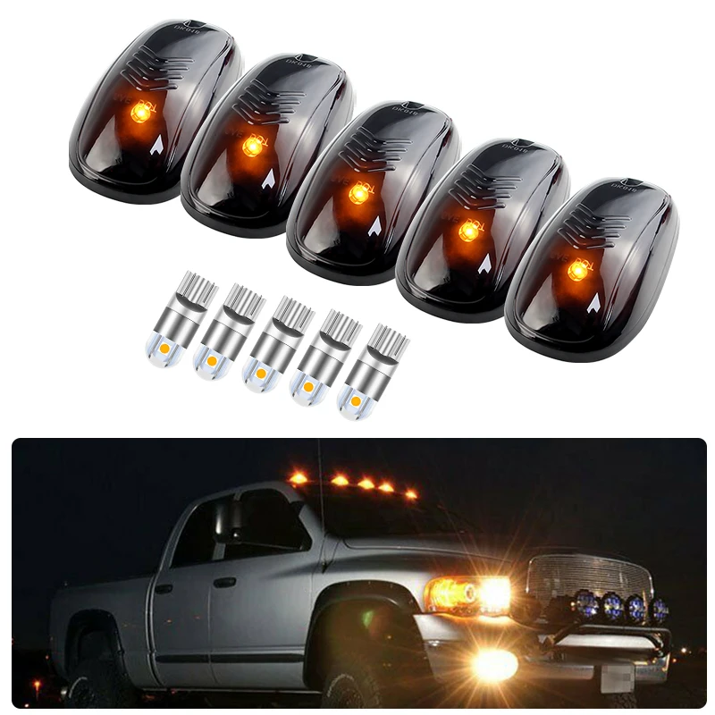 Lentes Ahumadas Luces Led Para Cabina De Camión, Luces De Techo