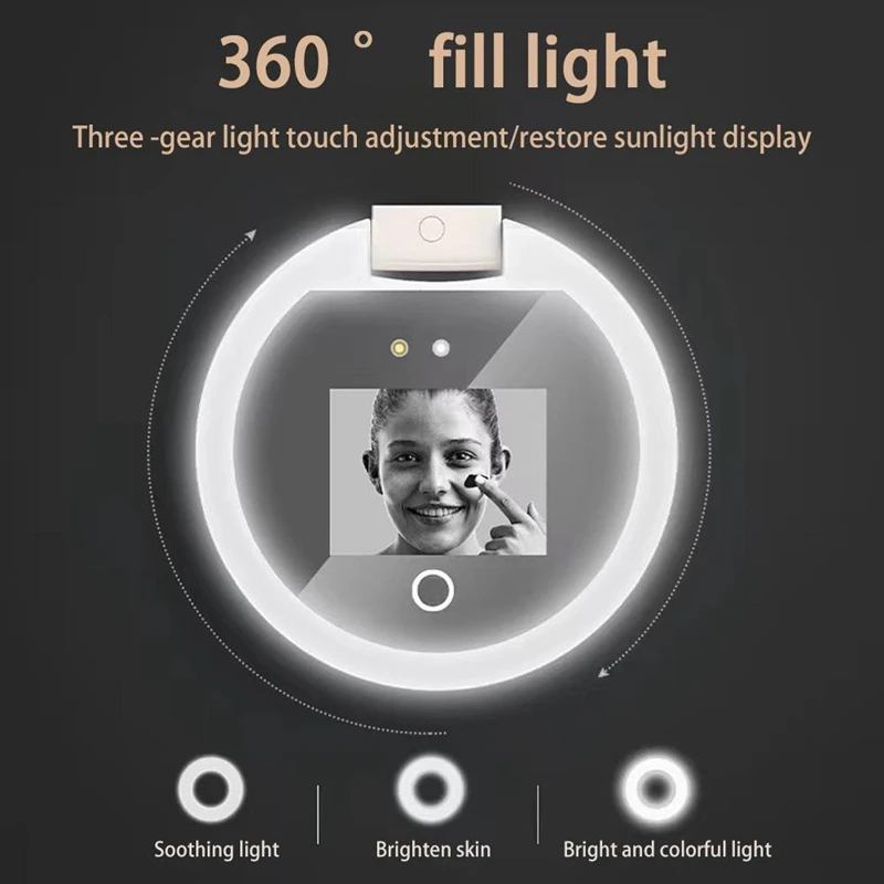 Smart UV Sunscreen Test Camera Makeup Mirror With LED Makeup Mirror Beauty Sunscreen Detection inspection camera