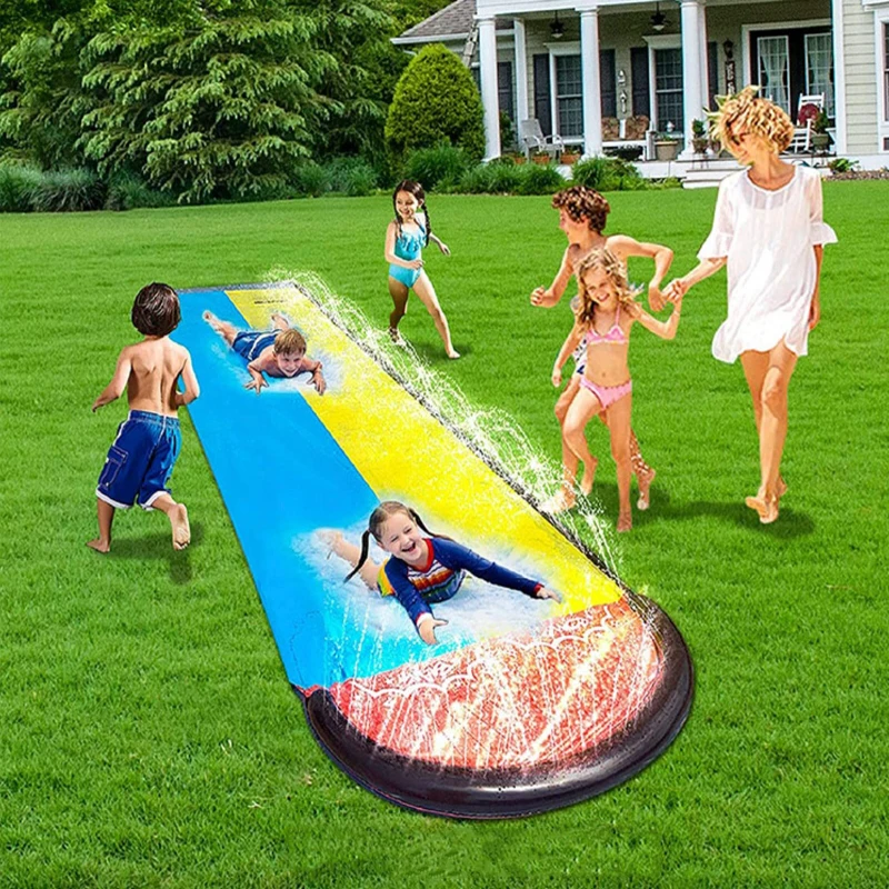 Summer Kids Inflatable Water Slide Outdoor Backyard Parent-child Water Toys Games Center Backyard Pools Toys Children park