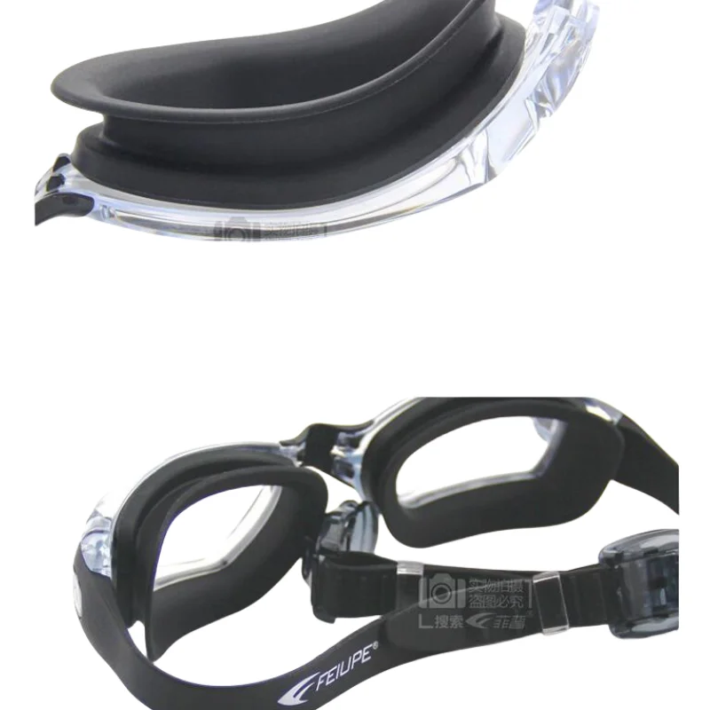 Prescription Swimming Goggles Myopia Women Anti-Fog Clear Lens Eyewear Silicone Diopter Diving Glasses For Men 5