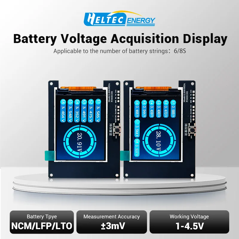 6S LTO/Lithium/Lifepo4 Battery volatge tester 8S 24v battery voltage checker wit